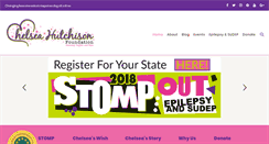 Desktop Screenshot of chelseahutchisonfoundation.org